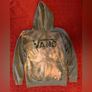Like New Vans Off The Wall Faded Bleached Hoodie